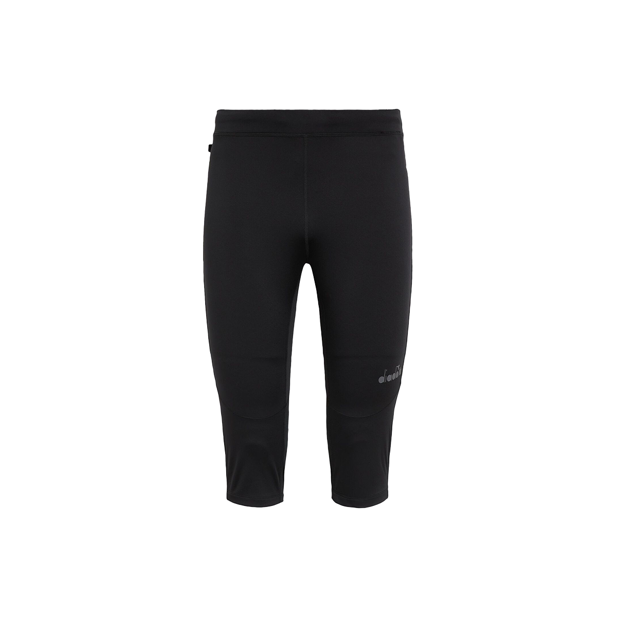 Diadora Run Crew 3/4 Tight — Black — Size Large — Lifestyle View