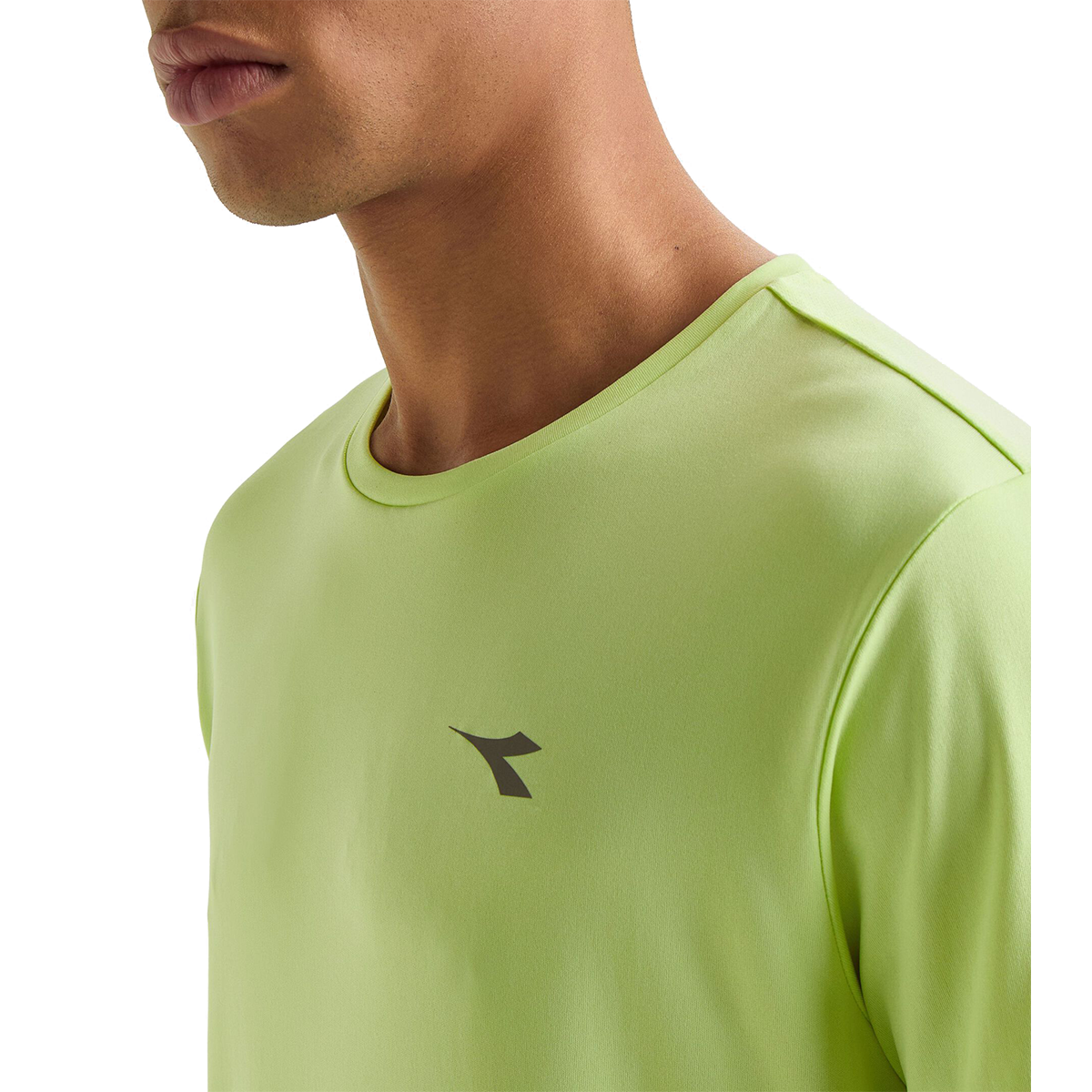 Diadora SS T-Shirt Run — Kumquat — Size Large — Back View