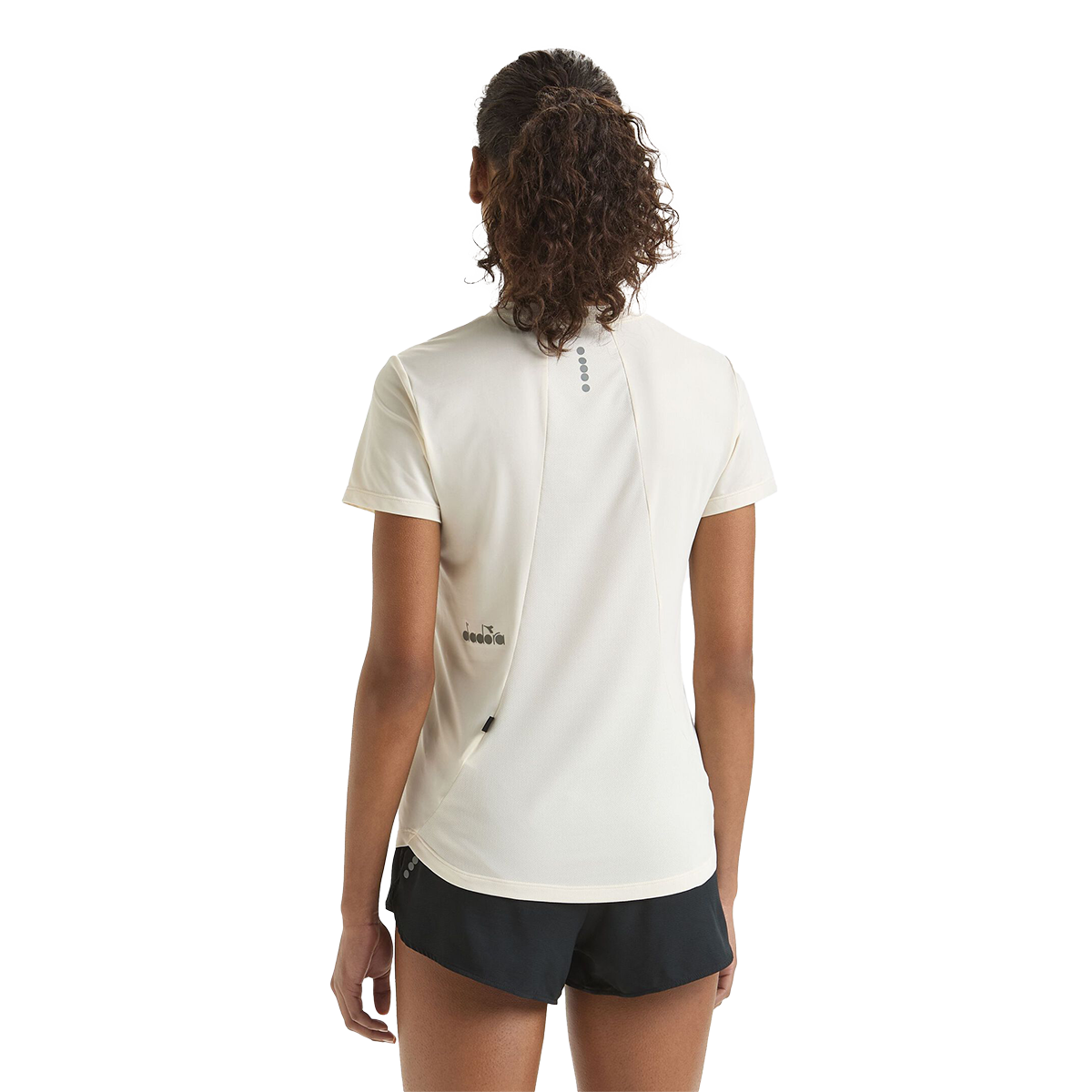 Diadora Super Light Tee — Whisper White — Size Large — Detail View