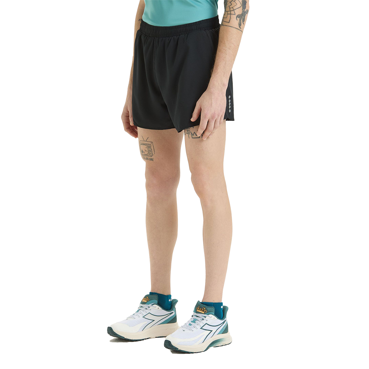 Diadora Super Light Shorts 5" — Black — Size Large — Alternate View 7