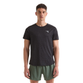 Diadora Super Light SS T-Shirt Black — Black — Size XSmall — Front View