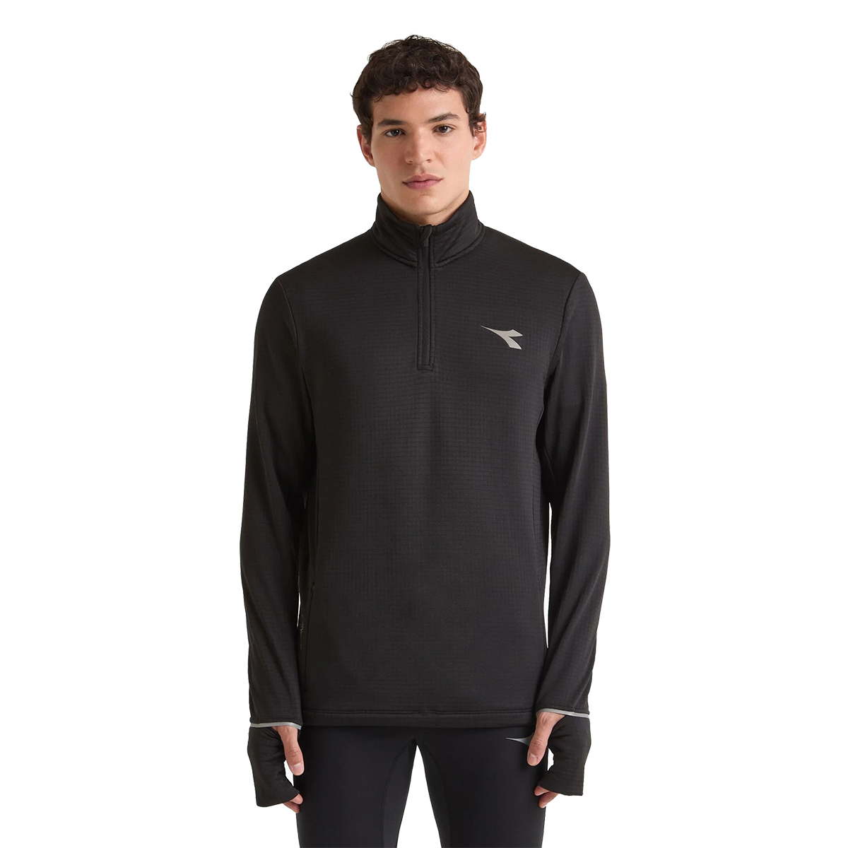 Diadora Warm Up Winter Protection Pullover — Black — Size Small — Alternate View 7