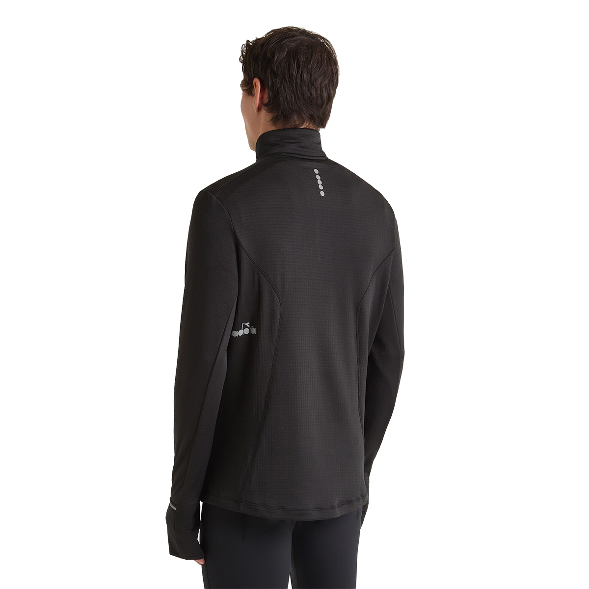 Diadora Warm Up Winter Protection Pullover — Black — Size Small — Alternate View 9