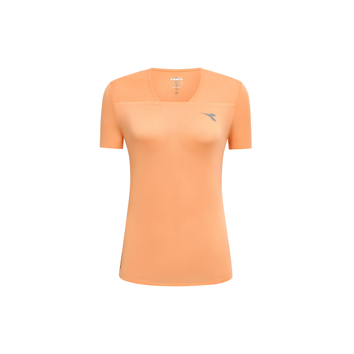 Diadora L. SS T-Shirt Super Light Fibrazero — Peach Cobbler — Size XXSmall — Alternate View 18