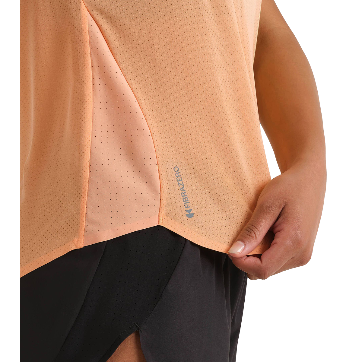 Diadora L. SS T-Shirt Super Light Fibrazero — Peach Cobbler — Size XXSmall — Alternate View 17