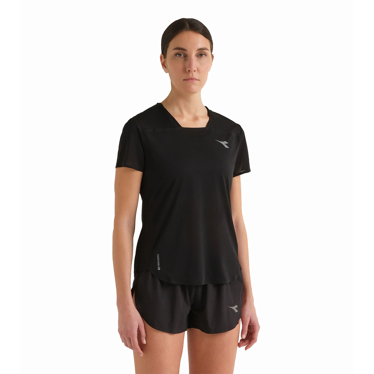 Diadora L. SS T-Shirt Super Light Fibrazero — Peach Cobbler — Size XXSmall — Alternate View 7