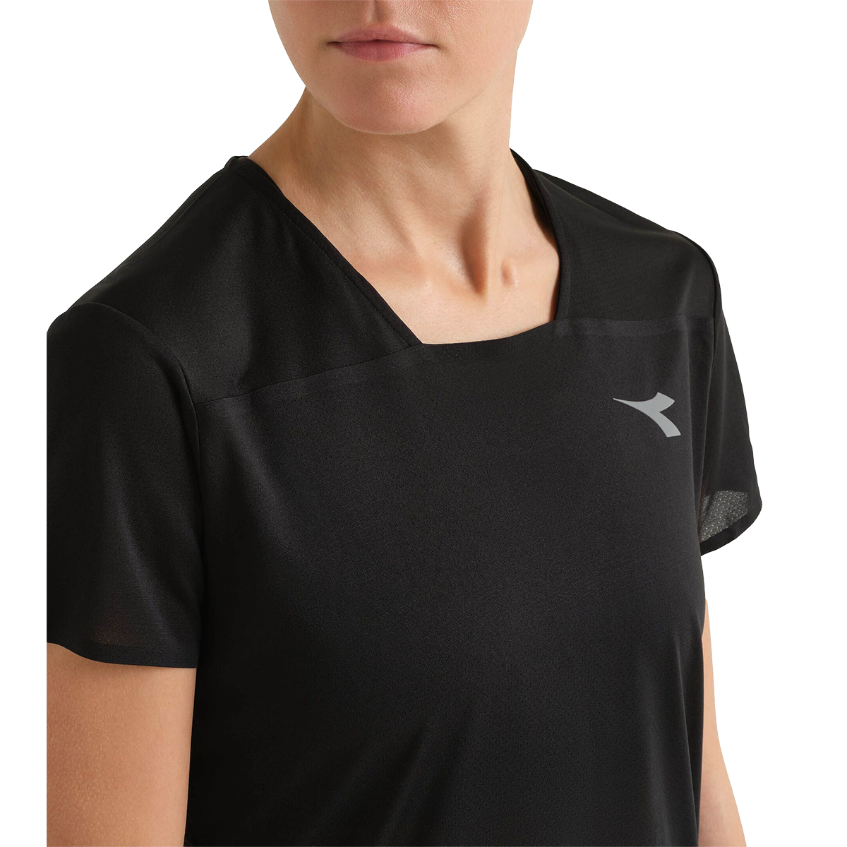 Diadora L. SS T-Shirt Super Light Fibrazero — Peach Cobbler — Size XXSmall — Alternate View 10