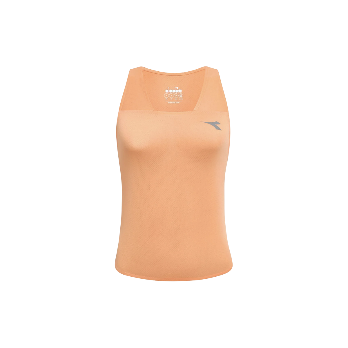 Diadora L. Tank Super Light Fibrazero — Peach Cobbler — Size XXSmall — Alternate View 17