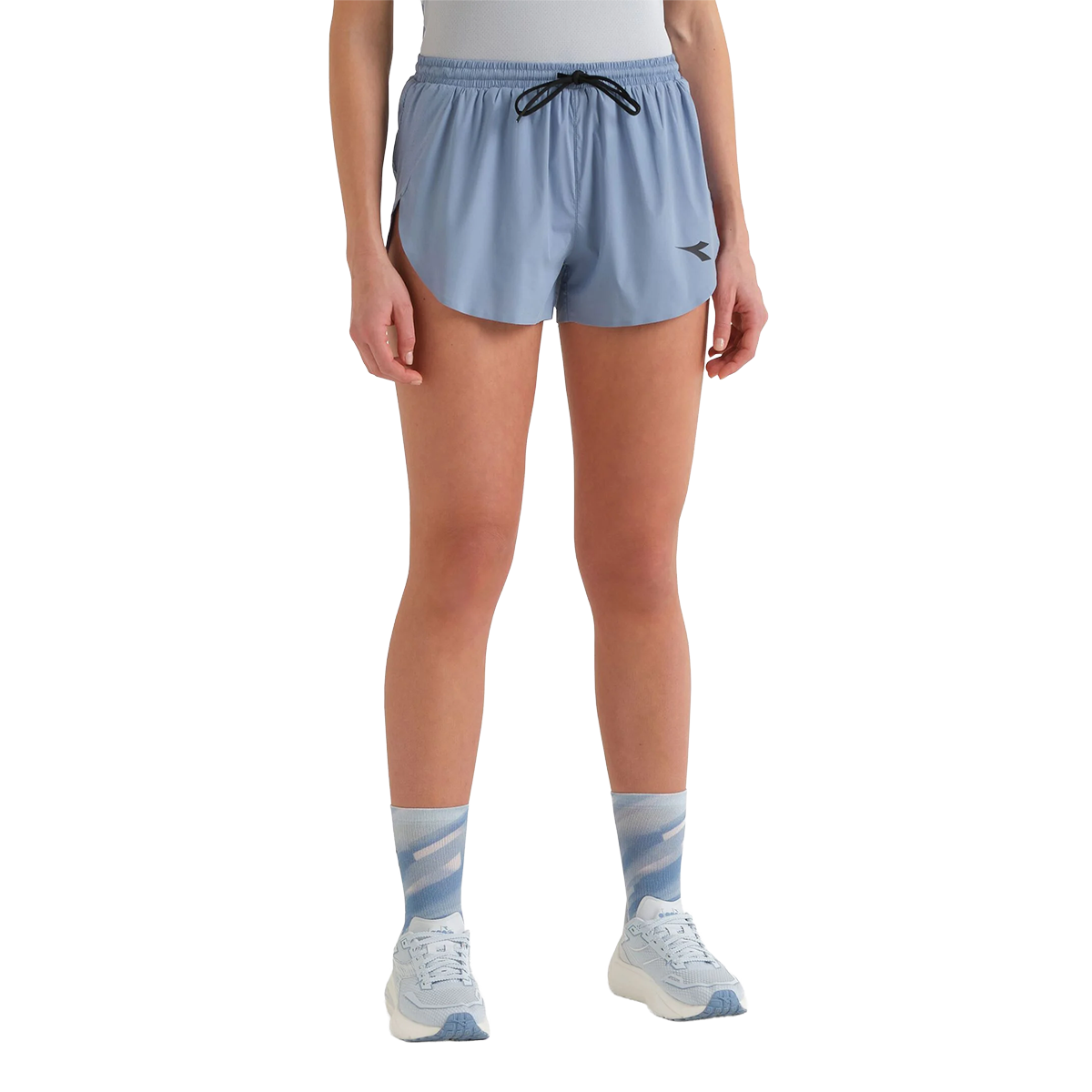 Diadora L. Split Short 2.5 Super Light Fibrazero — Endless Sky — Size XXSmall — Front View