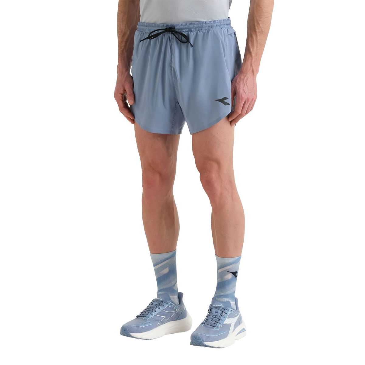 Diadora Shorts 5 Super Light Fibrazero — Endless Sky — Size Large — Front View