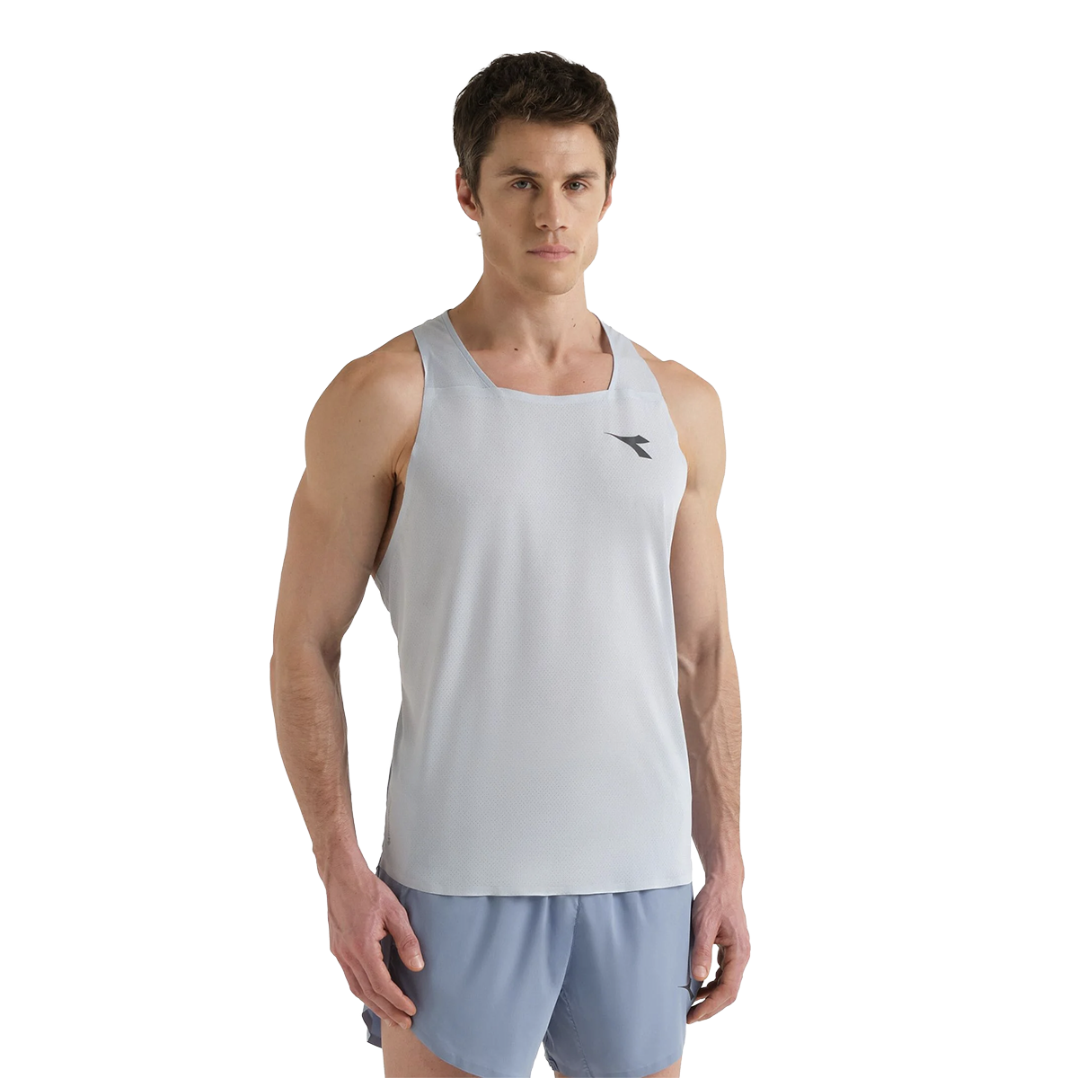 Diadora Tank Super Light Fibrazero — Peach Cobbler — Size Large — Lifestyle View