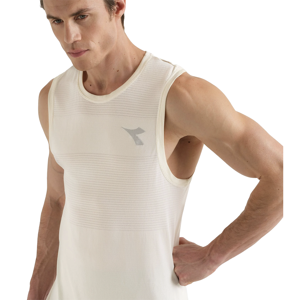Diadora Tank Stratouno — Winter White — Size Large / XLarge — Top View