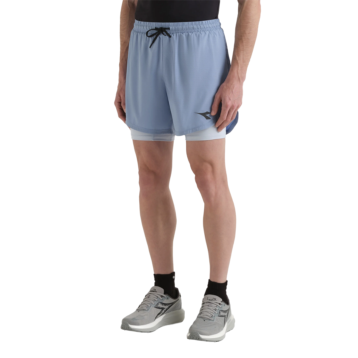 Diadora Shorts 2in 1.5 — Endless Sky — Size XSmall — Front View