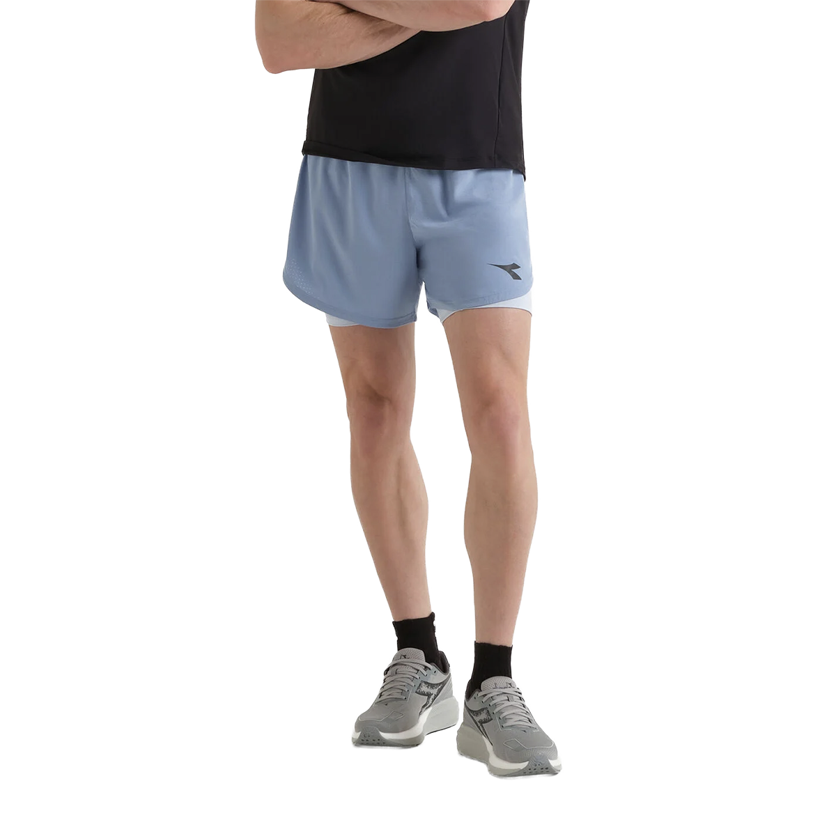 Diadora Shorts 2in 1.5 — Endless Sky — Size XSmall — Side View