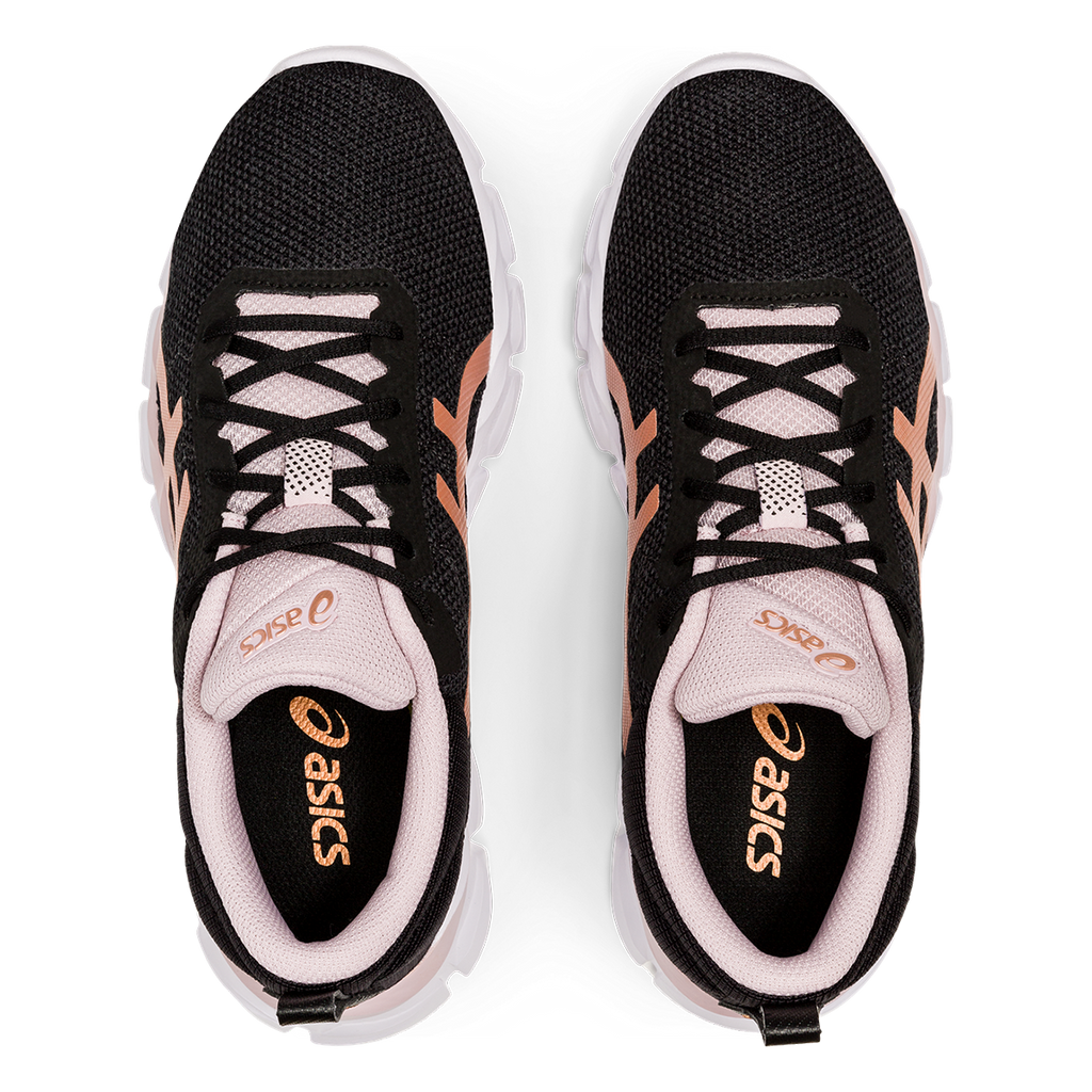 Asics Gel Quantum Lyte — Black - Rose Gold — Size B — Width 10 — Back View
