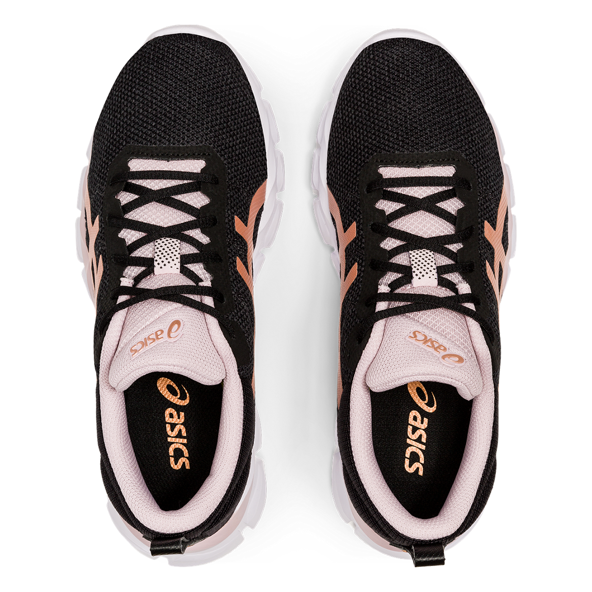 Asics Gel Quantum Lyte — Black - Rose Gold — Size B — Width 10 — Back View