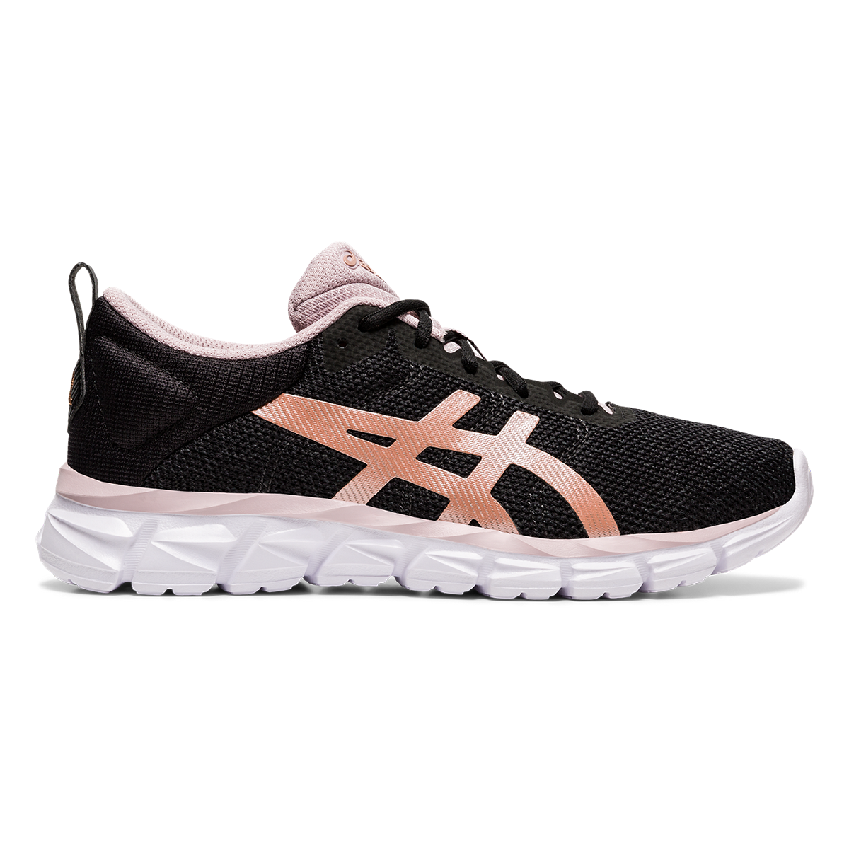 Asics Gel Quantum Lyte — Black - Rose Gold — Size B — Width 10 — Front View