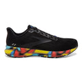 Brooks Launch 8 Victory — Black - Red - Blue — Size B — Width 10.5 — Front View