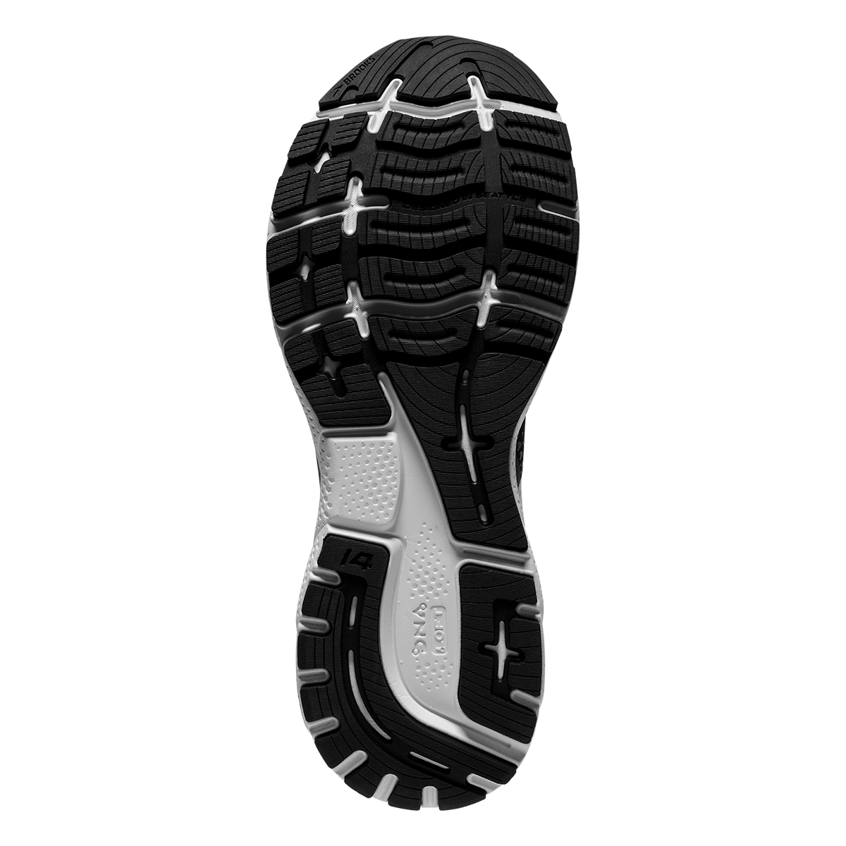 Brooks Ghost 14 — Black - Pink - Yucca — Size B — Width 8.5 — Alternate View 31