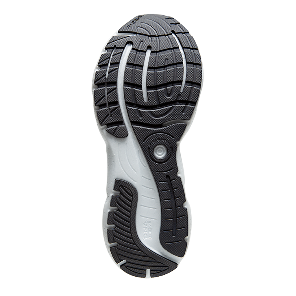 Brooks Glycerin 20 Run Visible — Ebony - White - Nightlife — Size B — Width 8 — Top View