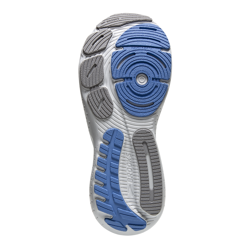 Brooks Glycerin 21 Abstract Pack — Oyster - Black - Orchid Bouquet — Size B — Width 5 — Top View