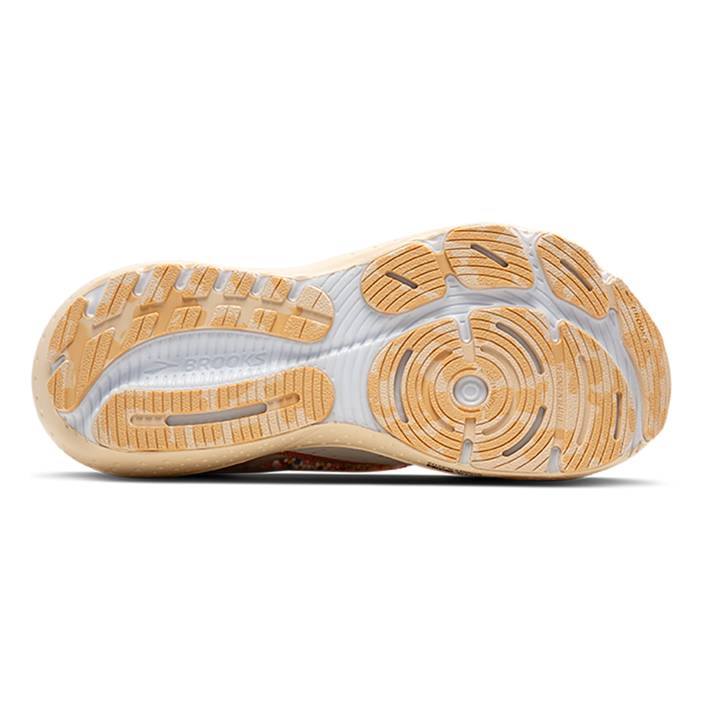 Brooks Glycerin 21 Snowe - Dawn - Straw — Snow - Dawn - Straw — Size B — Width 10 — Top View