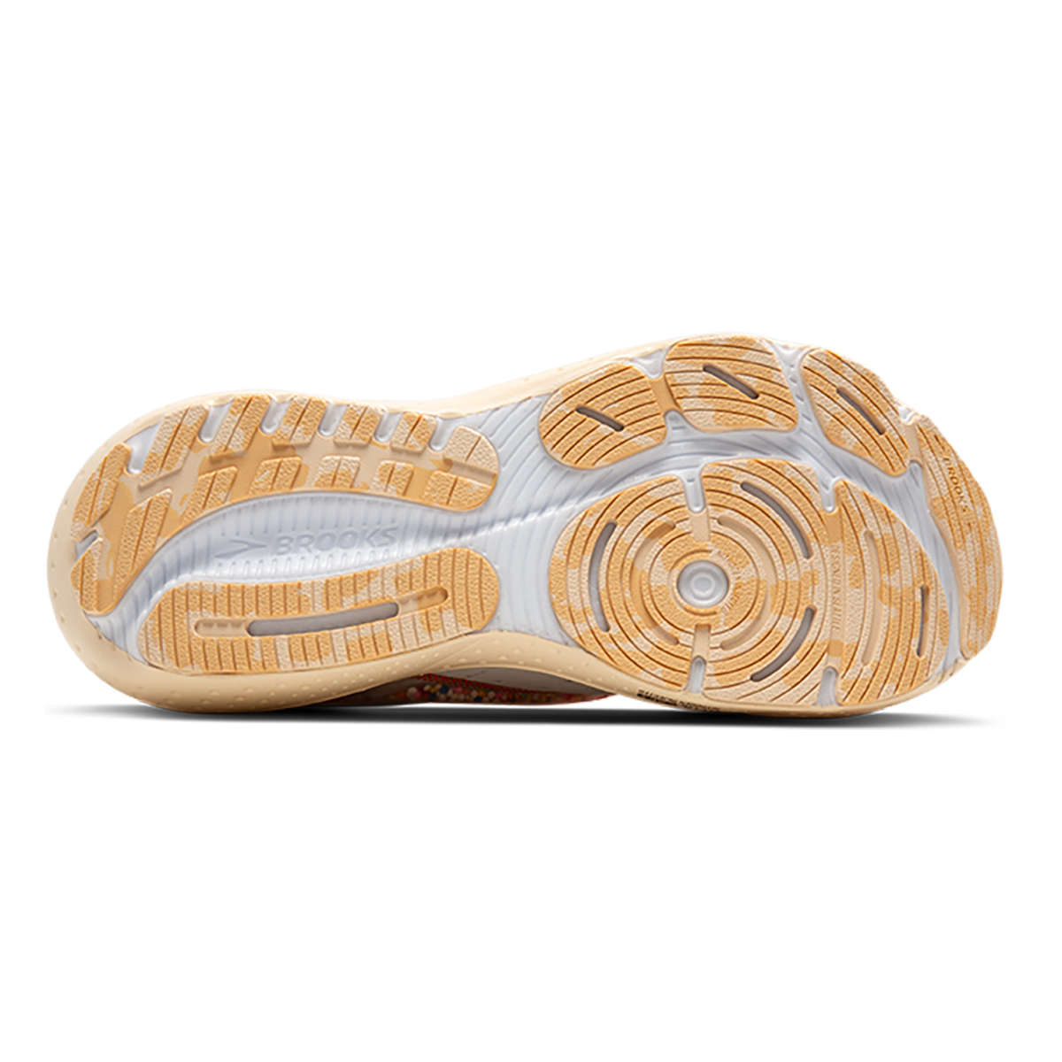 Brooks Glycerin 21 Snowe - Dawn - Straw — Snow - Dawn - Straw — Size B — Width 10 — Top View