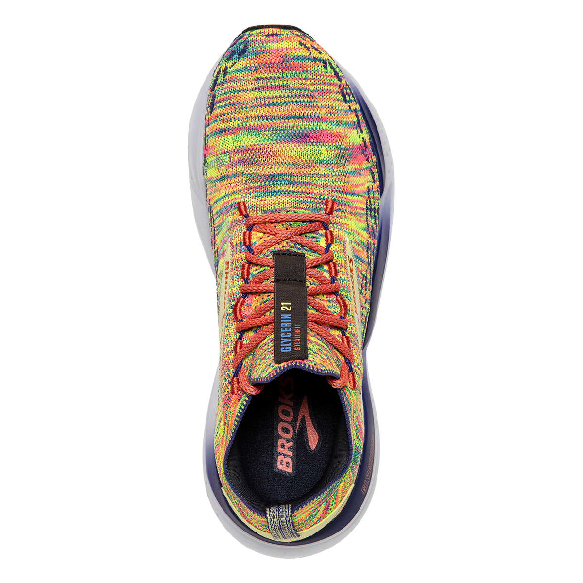Brooks Glycerin StealthFit 21 Hand Spun — Ebony - Charlock - Vista — Size B — Width 5.5 — Alternate View 7