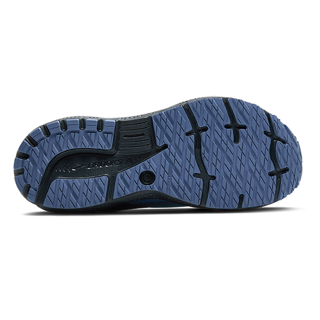 Brooks Ghost 16 Weatherized — Country Blue - Winter Sky - Ebony — Size D — Width 8 — Top View