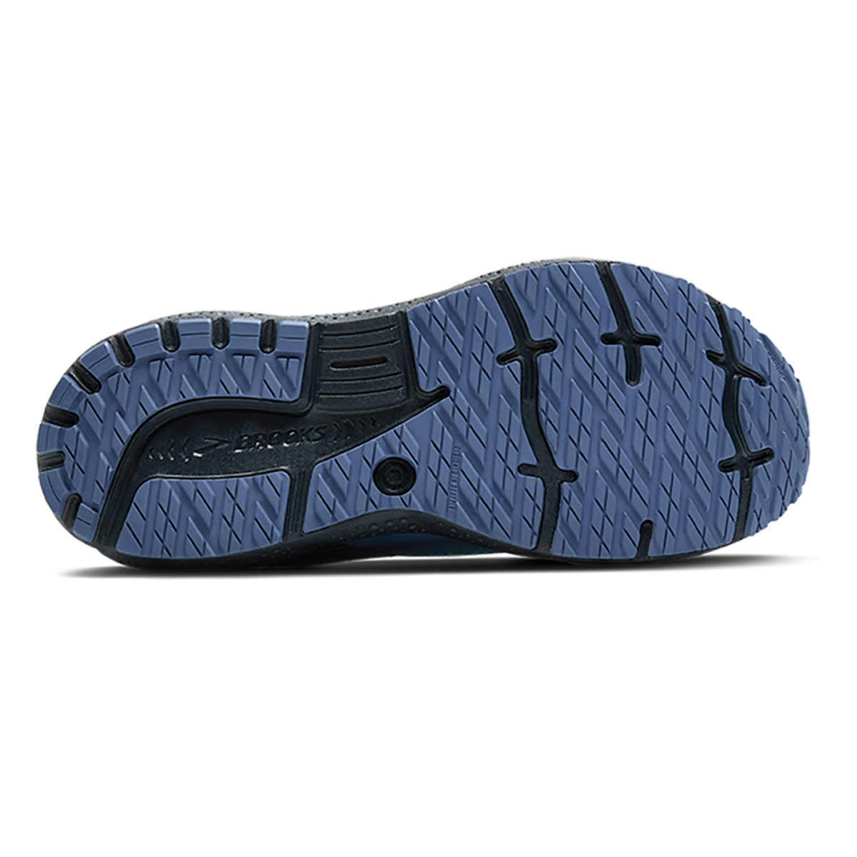 Brooks Ghost 16 Weatherized — Country Blue - Winter Sky - Ebony — Size D — Width 8 — Top View