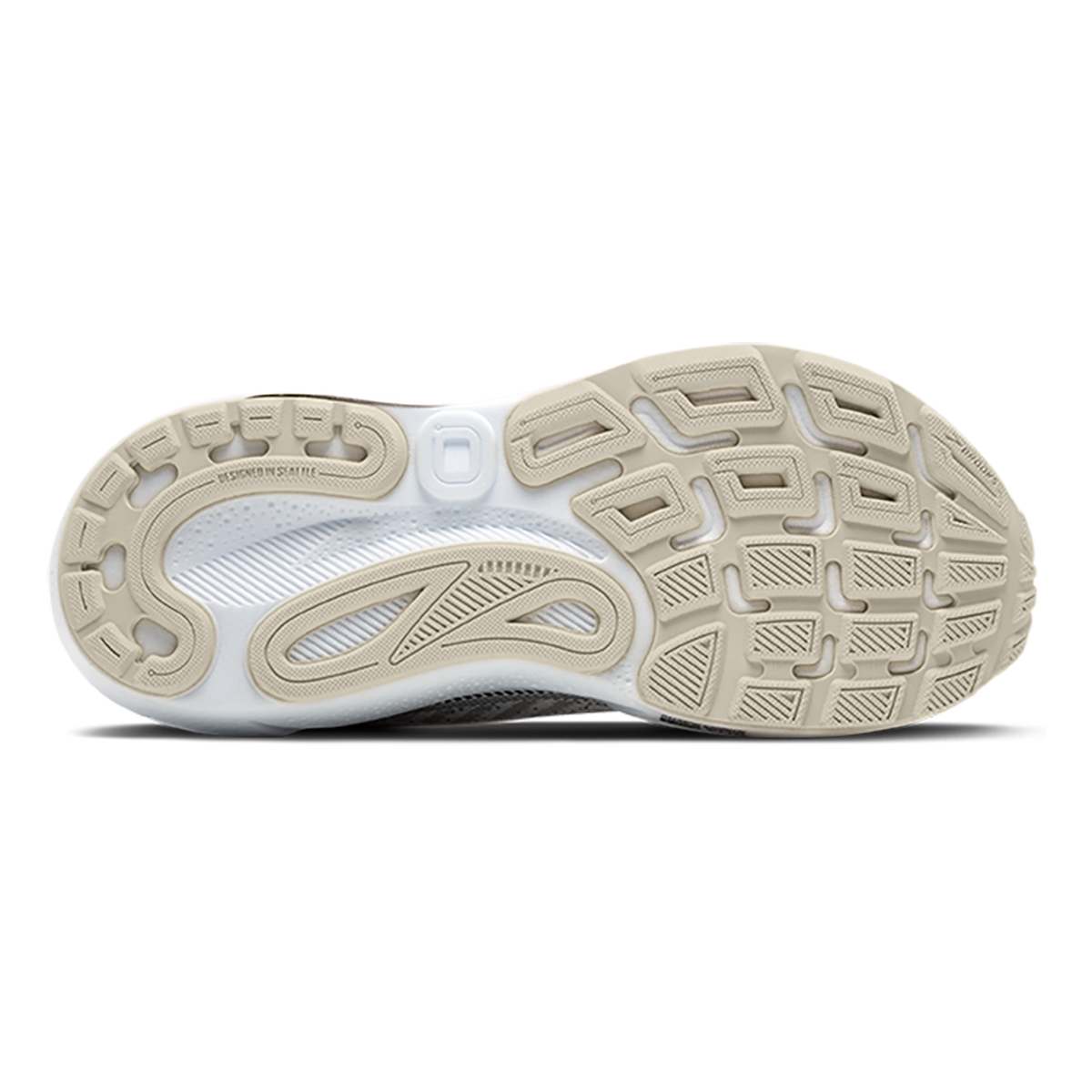 Brooks Adrenaline GTS 24 White - Black - Pelican — White - Black - Pelican — Size B — Width 5 — Top View