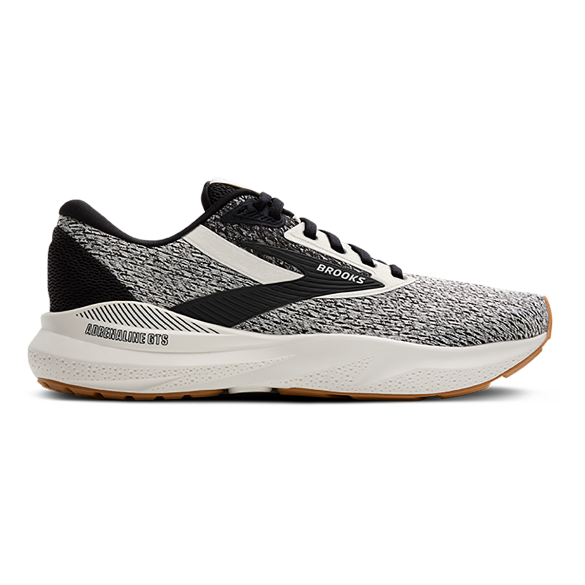 Brooks Adrenaline GTS 24 Coconut - Black - Biscuit — Coconut - Black - Biscuit — Size B — Width 5 — Front View