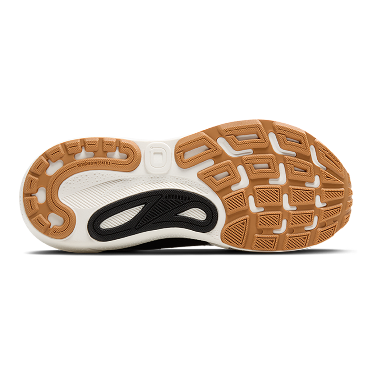 Brooks Adrenaline GTS 24 Coconut - Black - Biscuit — Coconut - Black - Biscuit — Size D — Width 7 — Top View