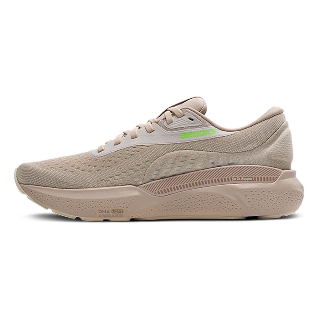 Brooks Adrenaline GTS 24 Chateau Grey - Portabella - Green — Chateau Grey - Portabella - Green — Size D — Width 7 — Side View