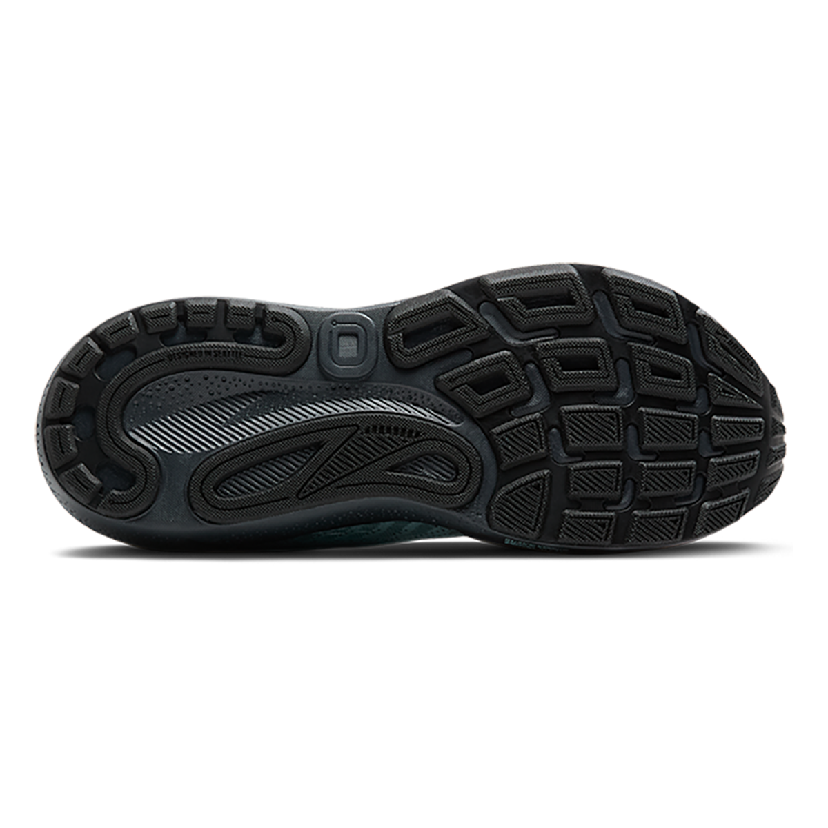 Brooks Adrenaline GTS 24 Winter Sky - Ebony - Orange — Winter Sky - Ebony - Orange — Size D — Width 10.5 — Top View