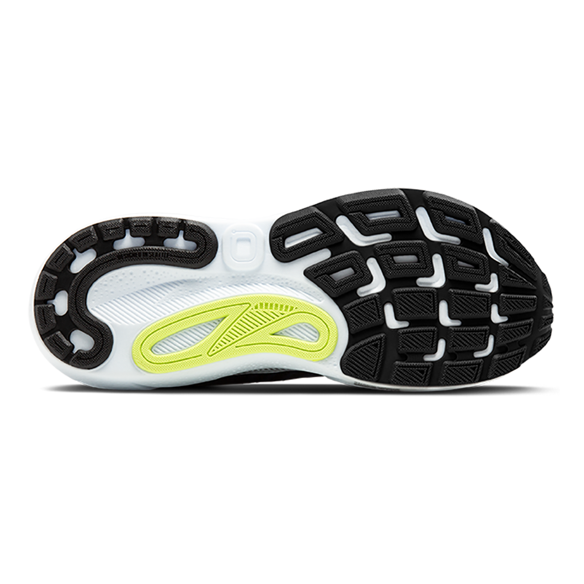 Brooks Adrenaline GTS 24 Peacoat - Black - Sharp Green — Peacoat - Black - Sharp Green — Size D — Width 7 — Top View