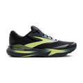 Brooks Adrenaline GTS 24 Weatherized — Black - Ebony - New Yellow — Size D — Width 8.5 — Front View