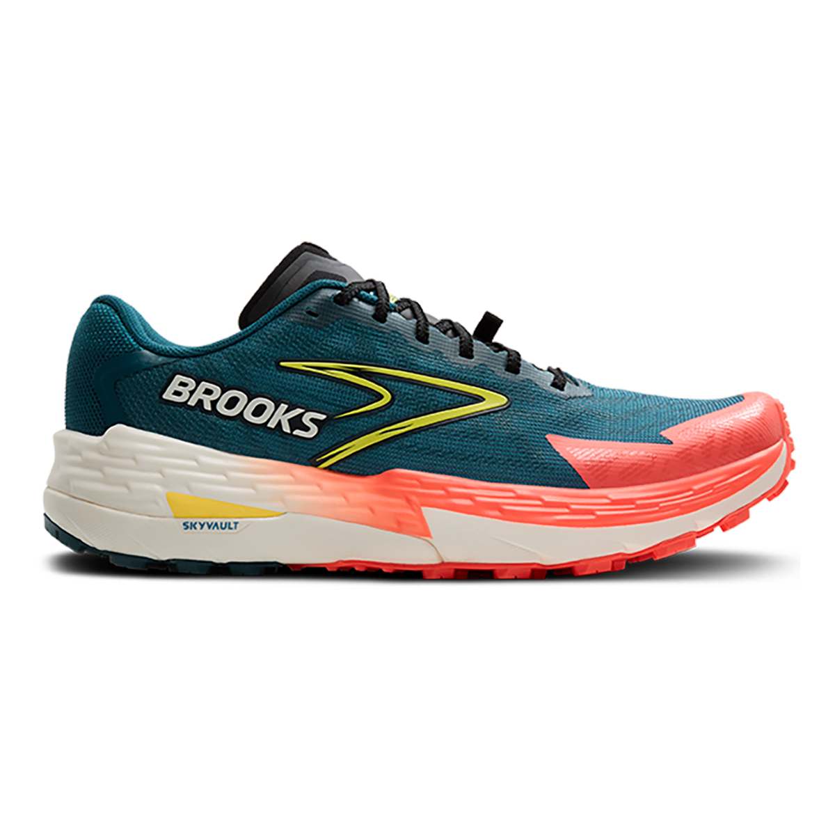 Brooks Catamount 4 — Legion Blue - Celestial - Flame — Size D — Width 9 — Front View