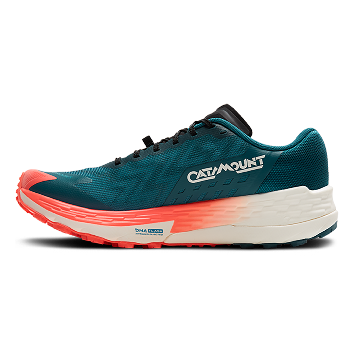 Brooks Catamount 4 — Legion Blue - Celestial - Flame — Size D — Width 9 — Side View