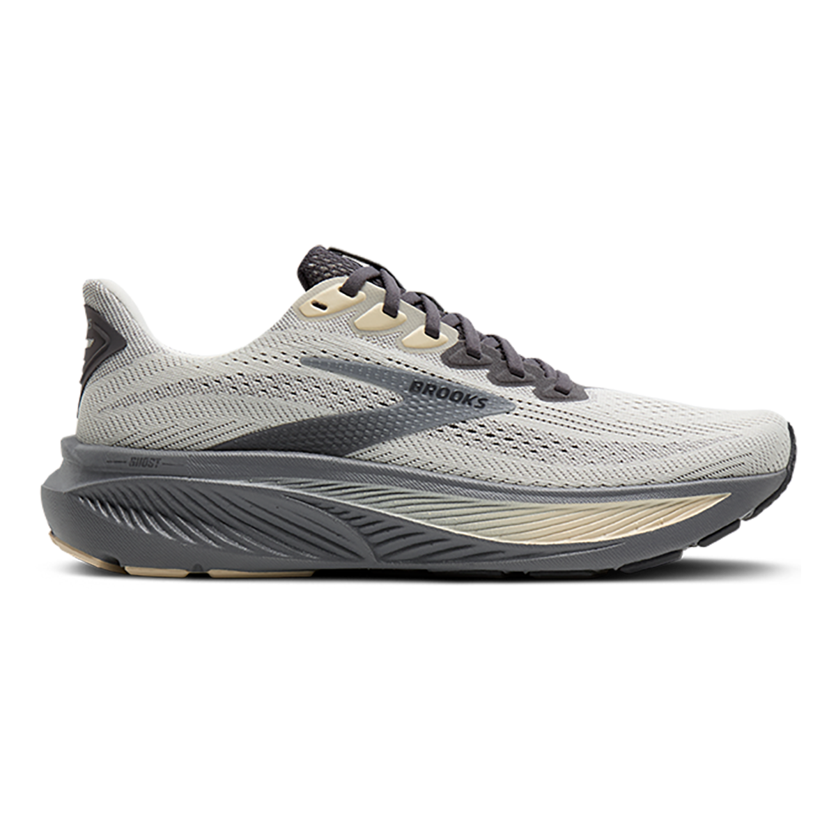 Brooks Ghost 17 — White - Pink Clay - Gecko — Size D — Width 7 — Alternate View 17