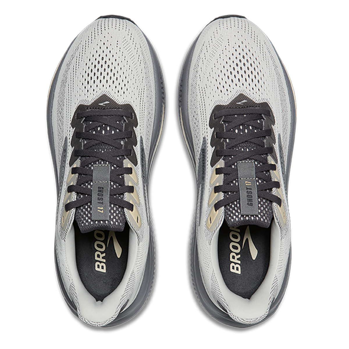 Brooks Ghost 17 — White - Pink Clay - Gecko — Size D — Width 7 — Alternate View 19