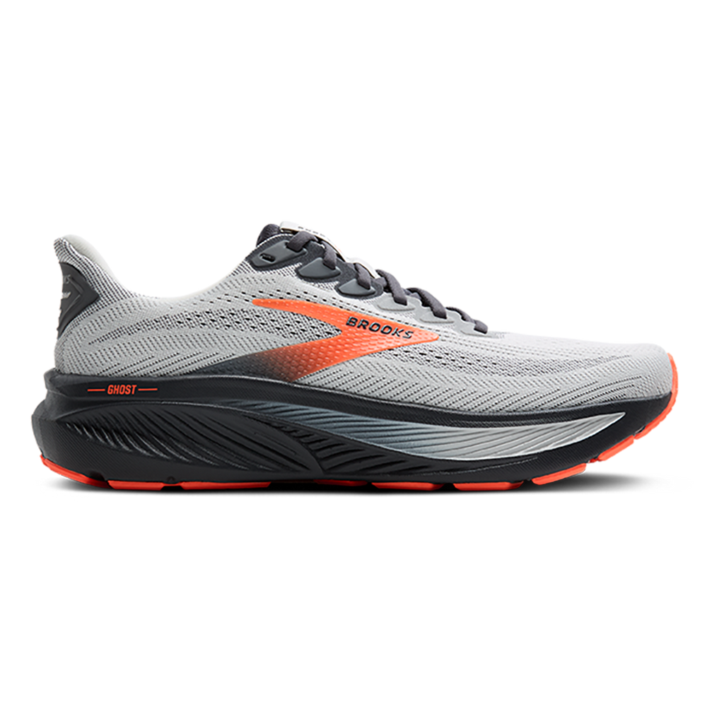 Brooks Ghost 17 — White - Pink Clay - Gecko — Size D — Width 7 — Alternate View 21