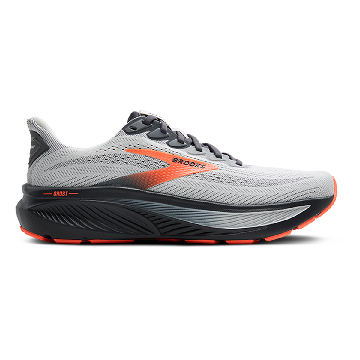 Brooks Ghost 17 — White - Pink Clay - Gecko — Size D — Width 7 — Alternate View 21