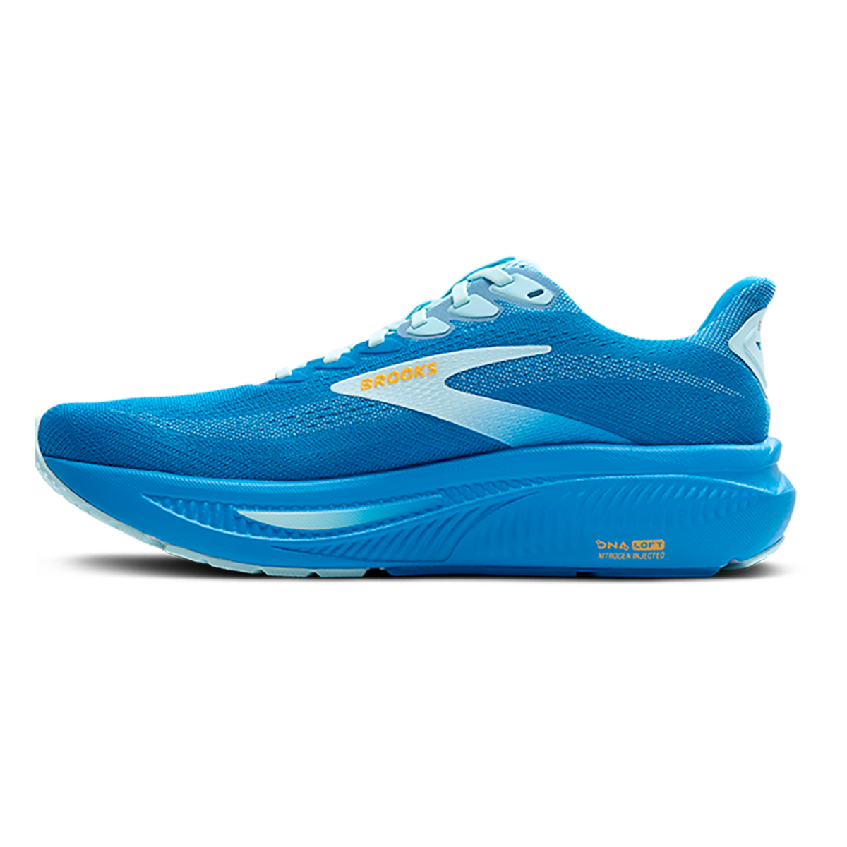 Brooks Ghost 17 — White - Pink Clay - Gecko — Size D — Width 7 — Lifestyle View