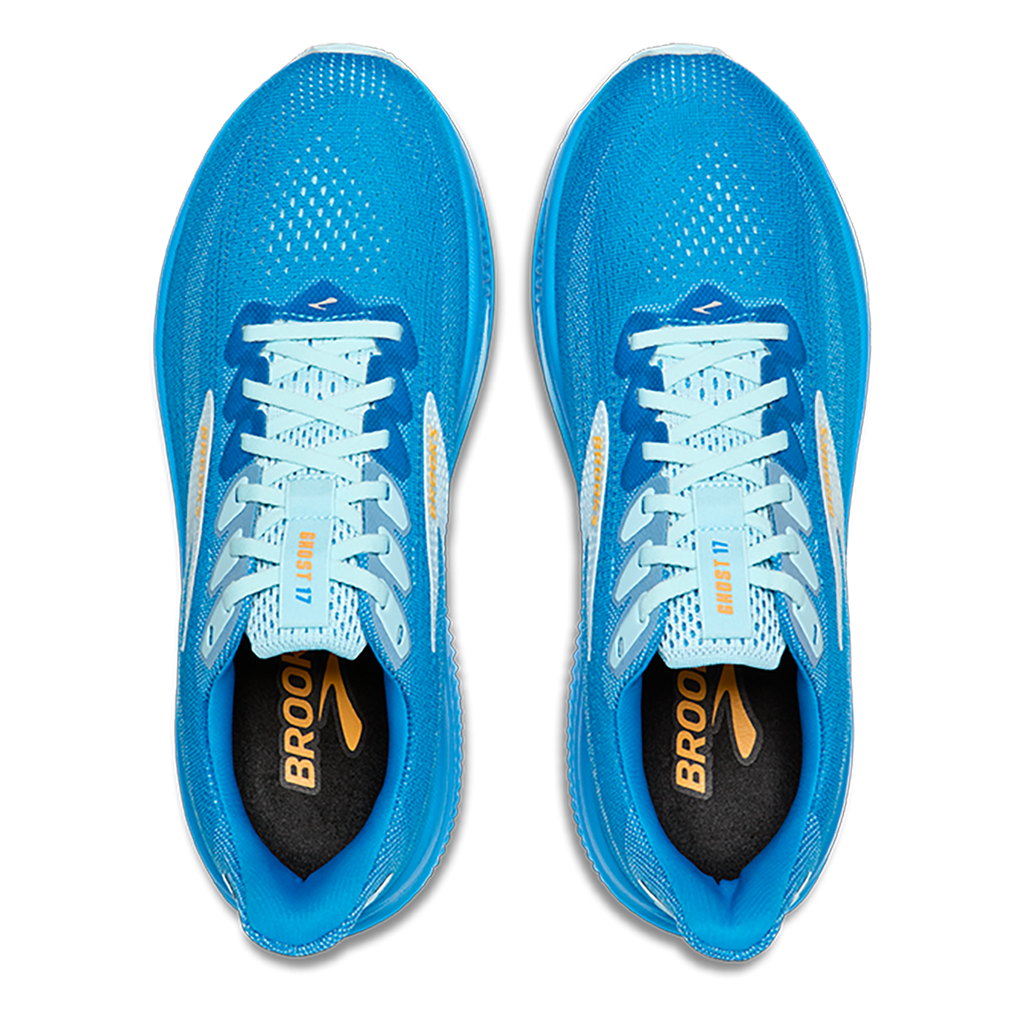 Brooks Ghost 17 — White - Pink Clay - Gecko — Size D — Width 7 — Alternate View 7