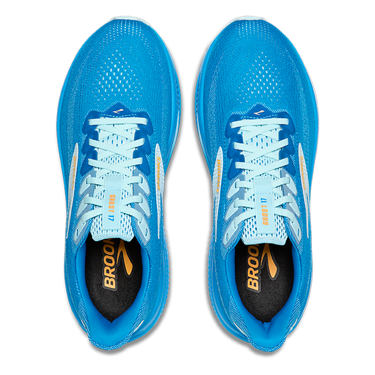 Brooks Ghost 17 — White - Pink Clay - Gecko — Size D — Width 7 — Alternate View 7