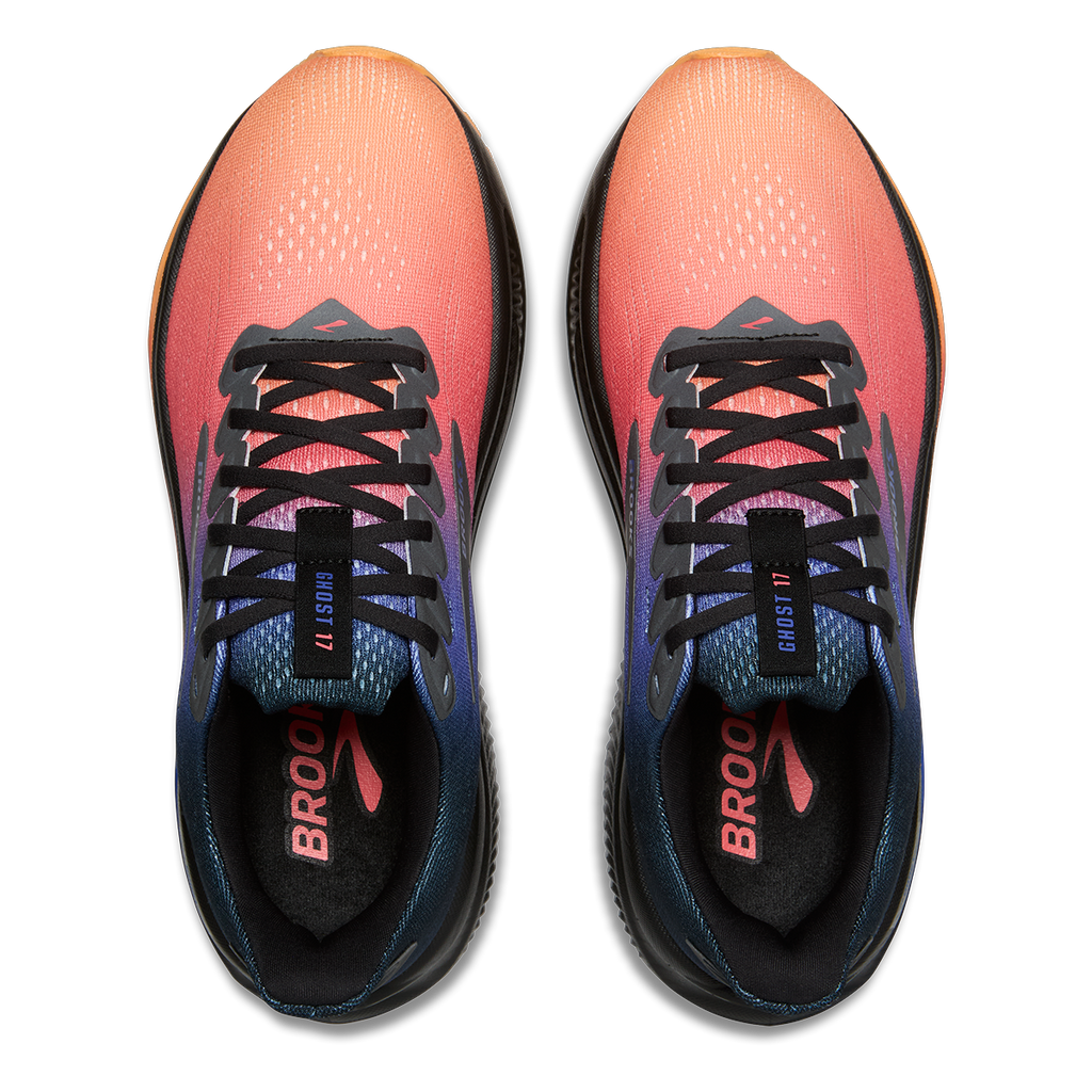 Brooks Ghost 17 — White - Pink Clay - Gecko — Size D — Width 7 — Alternate View 39