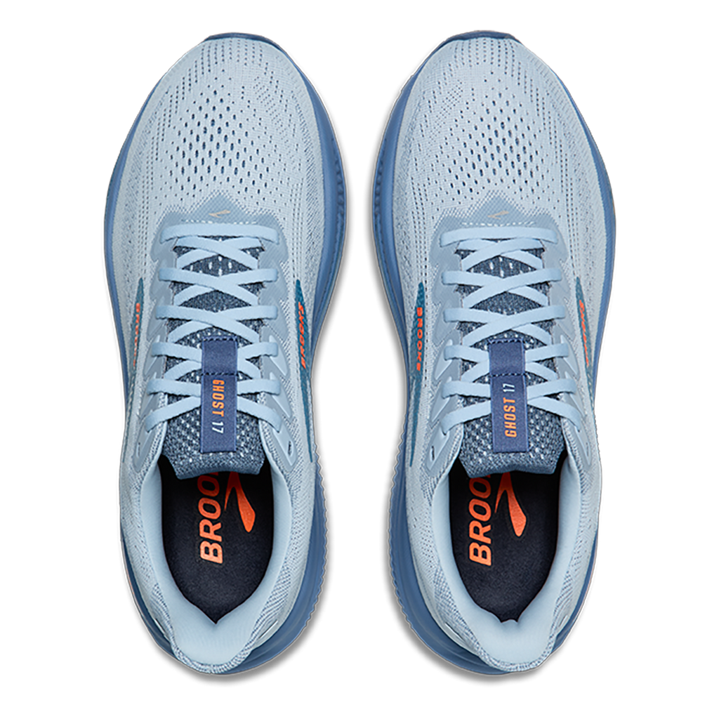 Brooks Ghost 17 — White - Pink Clay - Gecko — Size D — Width 7 — Alternate View 11