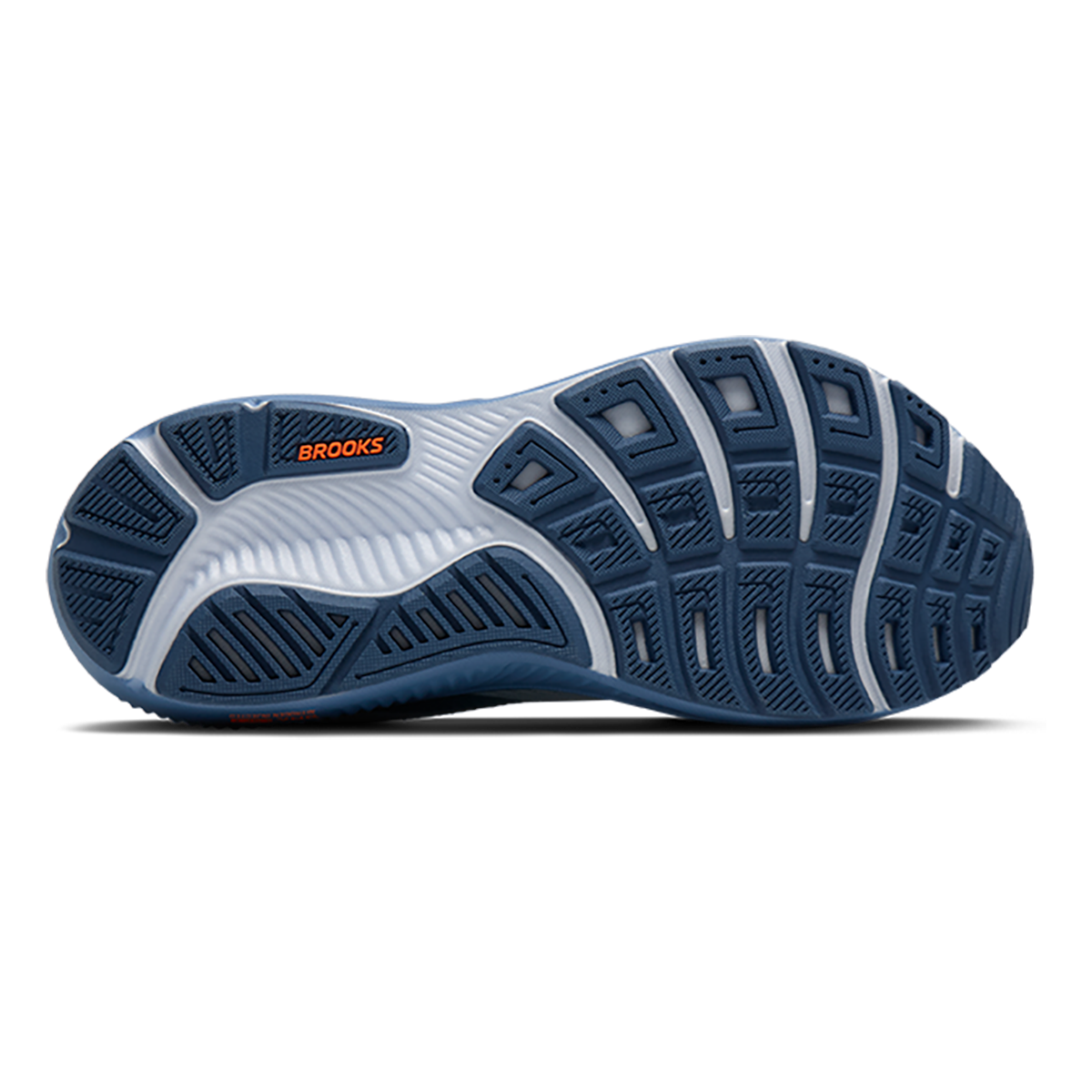 Brooks Ghost 17 — White - Pink Clay - Gecko — Size D — Width 7 — Alternate View 12