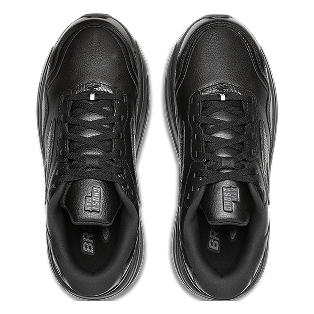 Brooks Ghost Max Leather — Black - Black — Size D — Width 8 — Alternate View 7